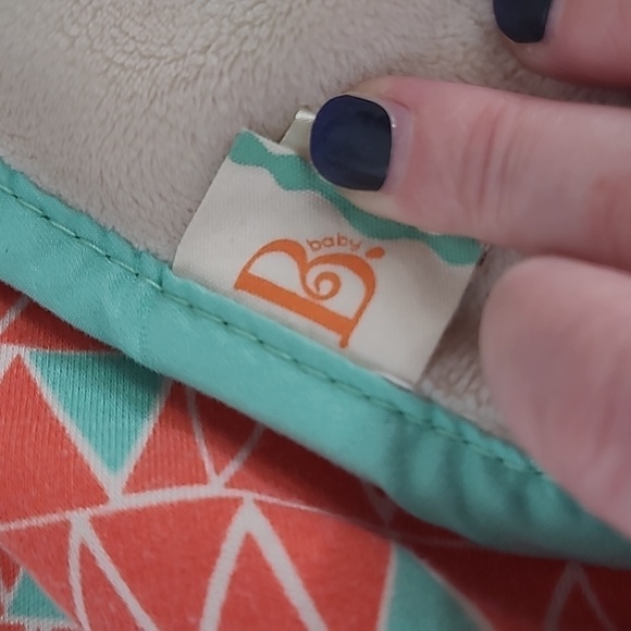 B Baby Snugglies Fluffy Bunz Bunny Rabbit Lovey Lovie Security Blanket - Picture 6 of 9